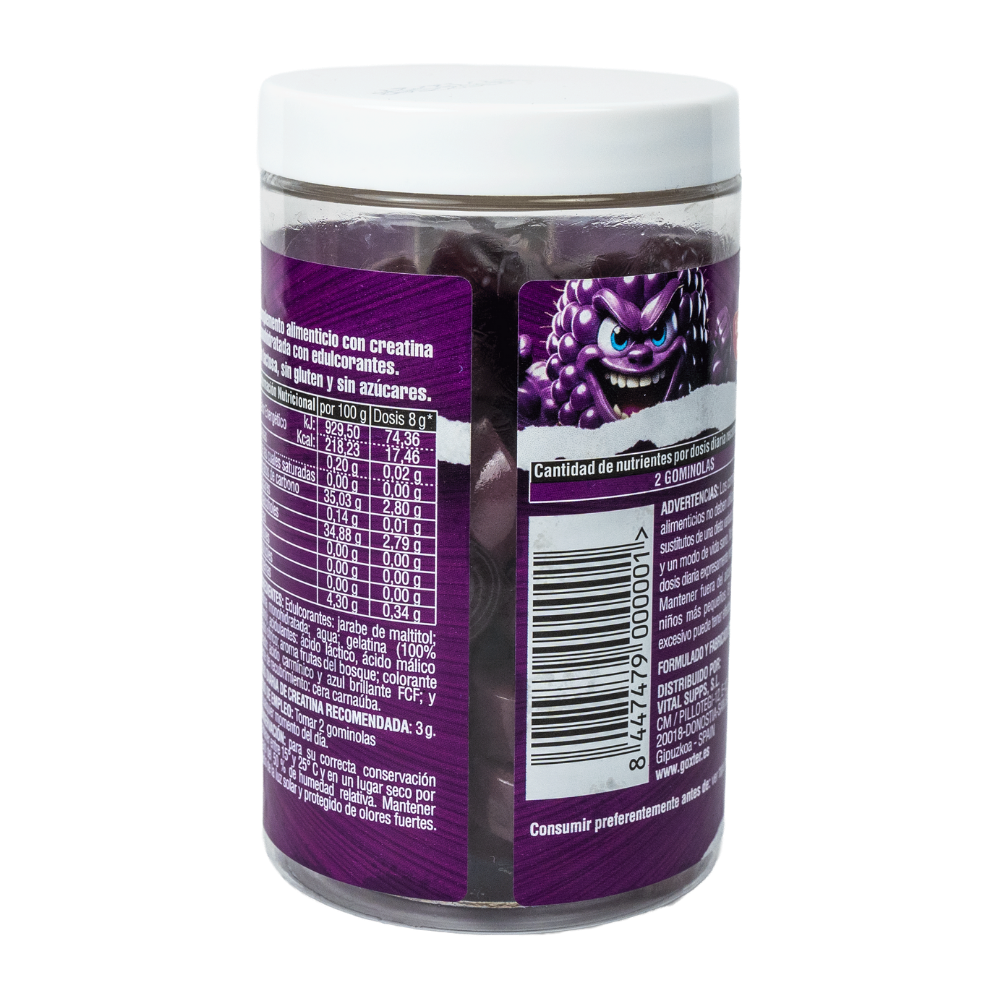 Gominolas de Creatina - Frutos del Bosque (Sin Azúcar)