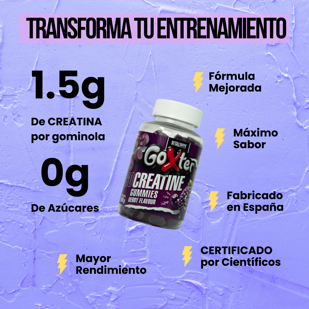 Gominolas de Creatina - Frutos (Sin Azúcar)