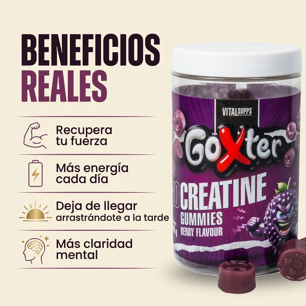 Creatina en Gominolas · Recupera tu Fuerza y Energía