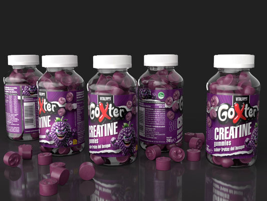 GOMINOLAS DE CREATINA SABOR FRUTOS DEL BOSQUE (SIN AZÚCAR)