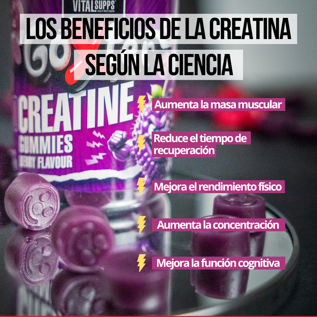 Gominolas de Creatina - Frutos (Sin Azúcar)