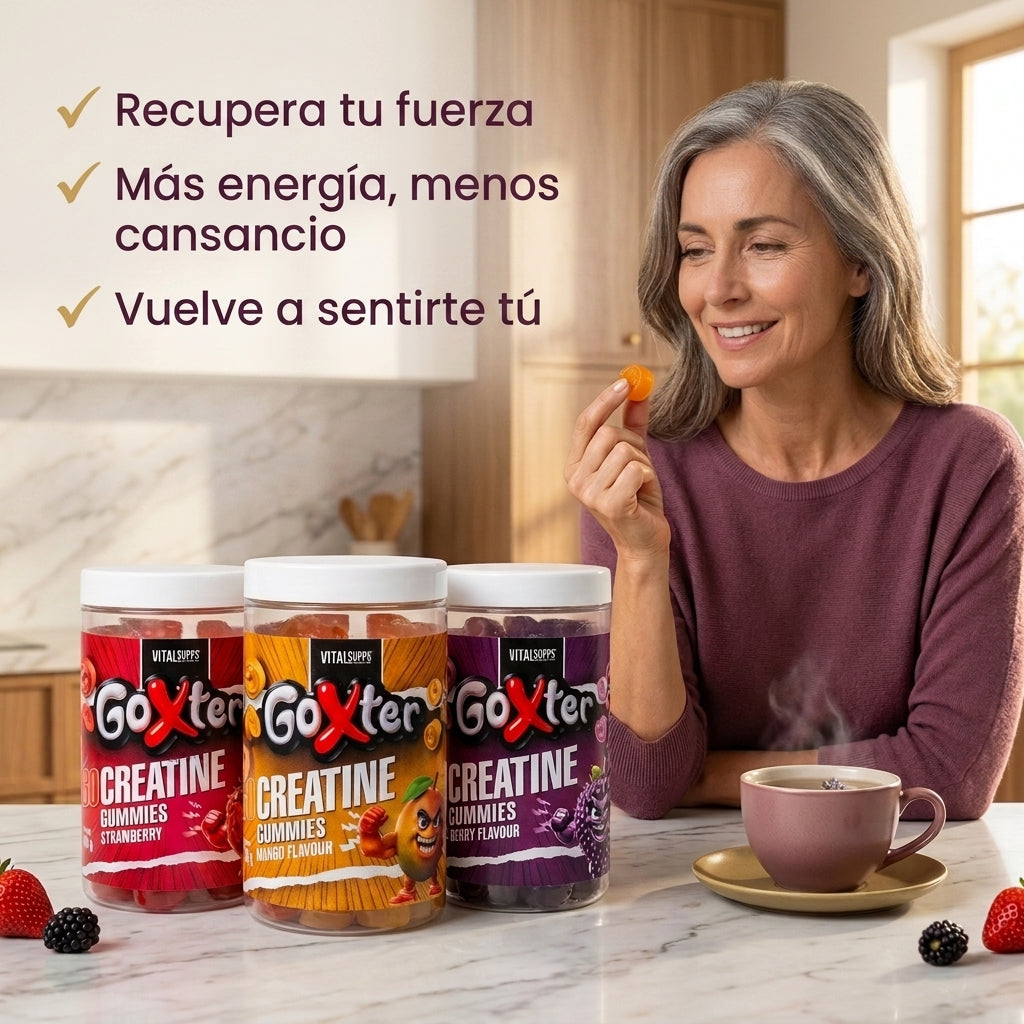 Creatina en Gominolas · Recupera tu Fuerza y Energía