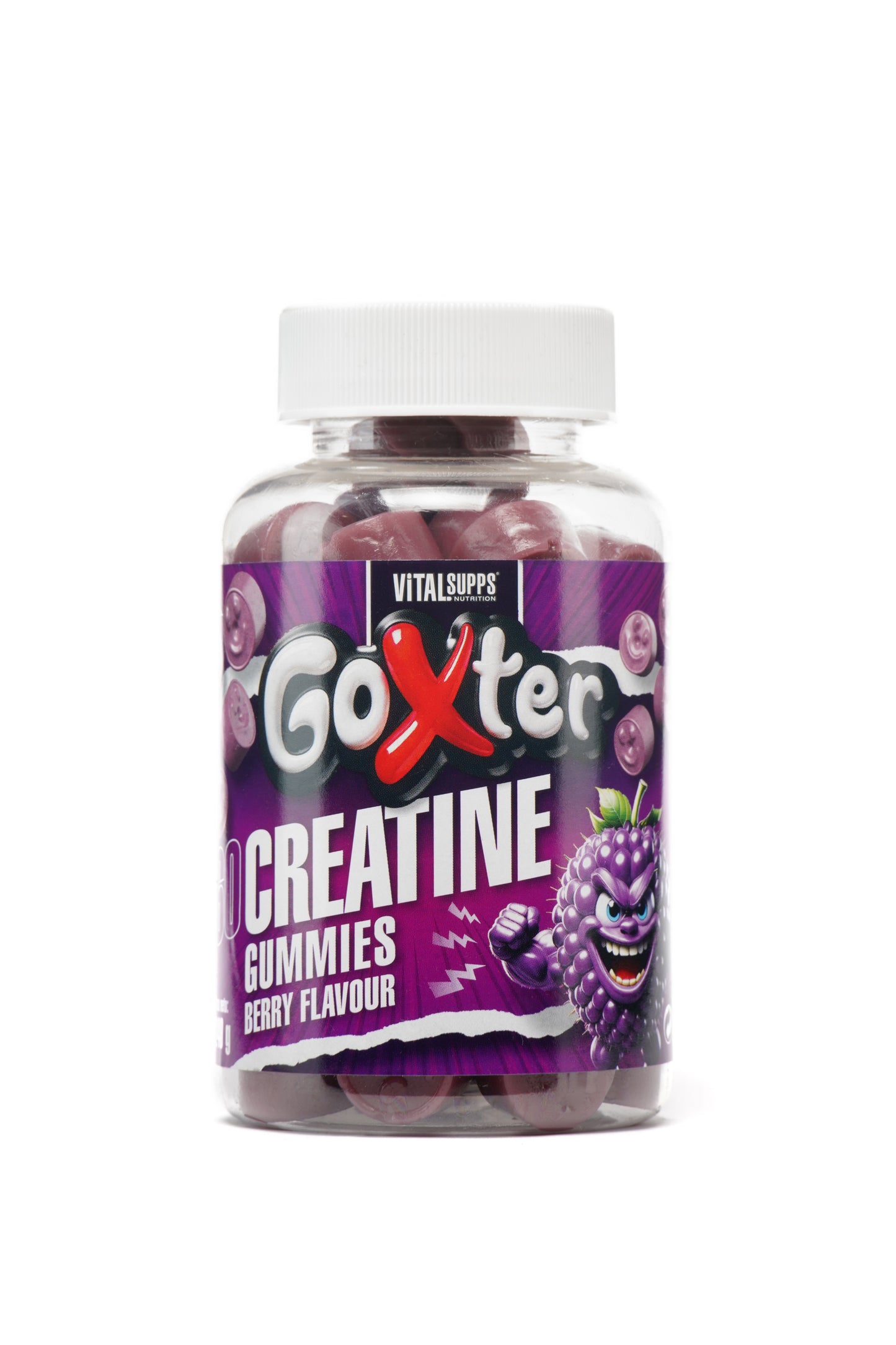 GOMINOLAS DE CREATINA SABOR FRUTOS DEL BOSQUE (SIN AZÚCAR)